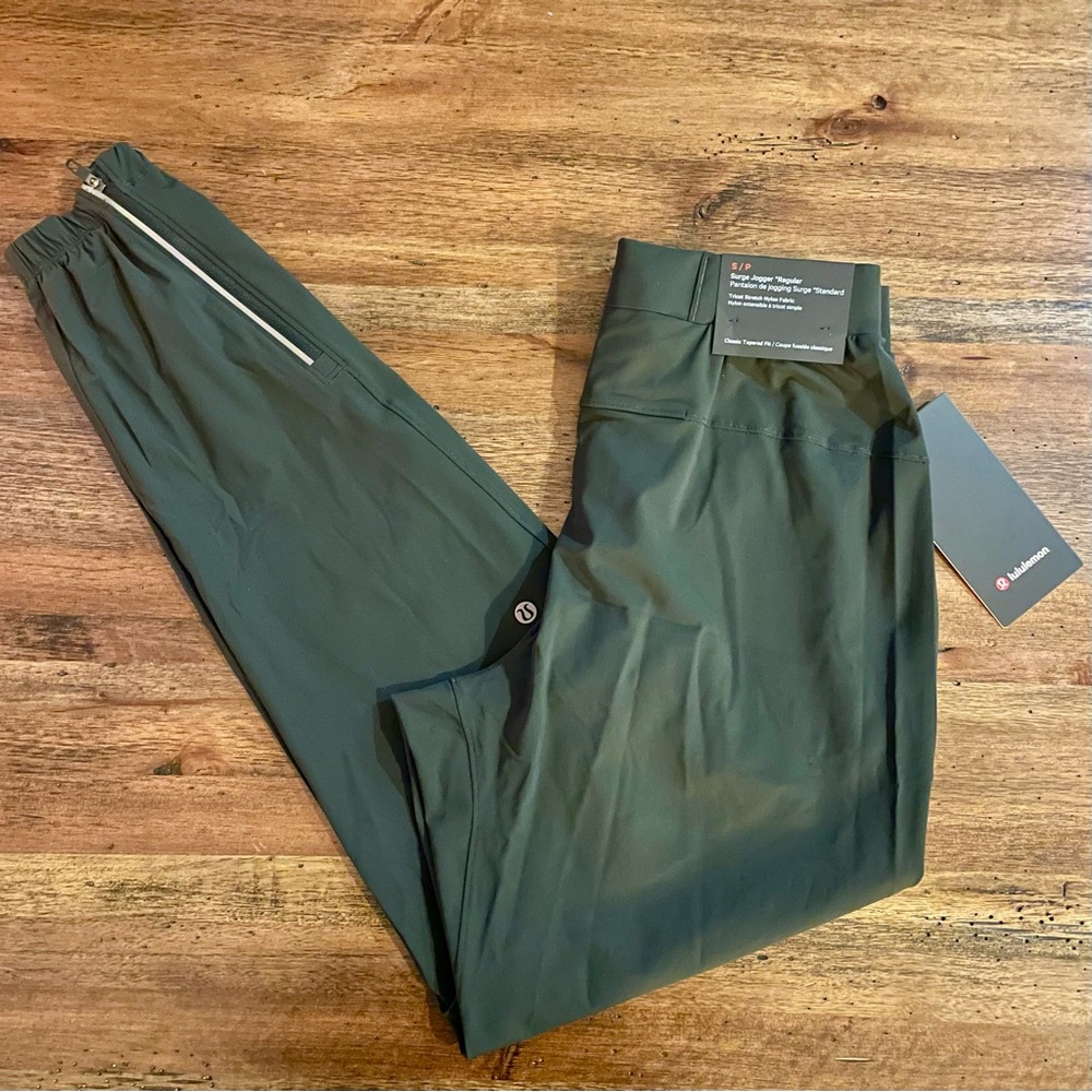 Mens Lululemon Surge Jogger Regular, Dark Green, MSRP $118- SOLD OUT ONLINE